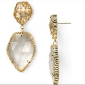 ISO Kendra Scott clear crystal Selma earrings